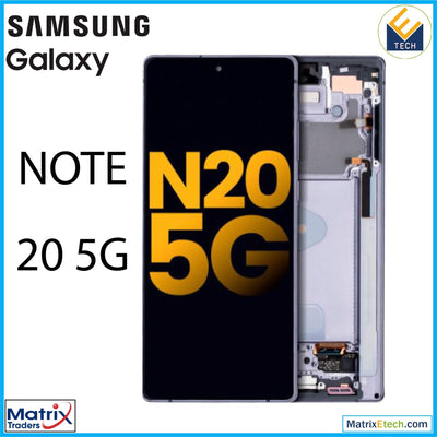 Samsung Galaxy Note 20 5G OLED Assembly With Frame - Matrix Traders