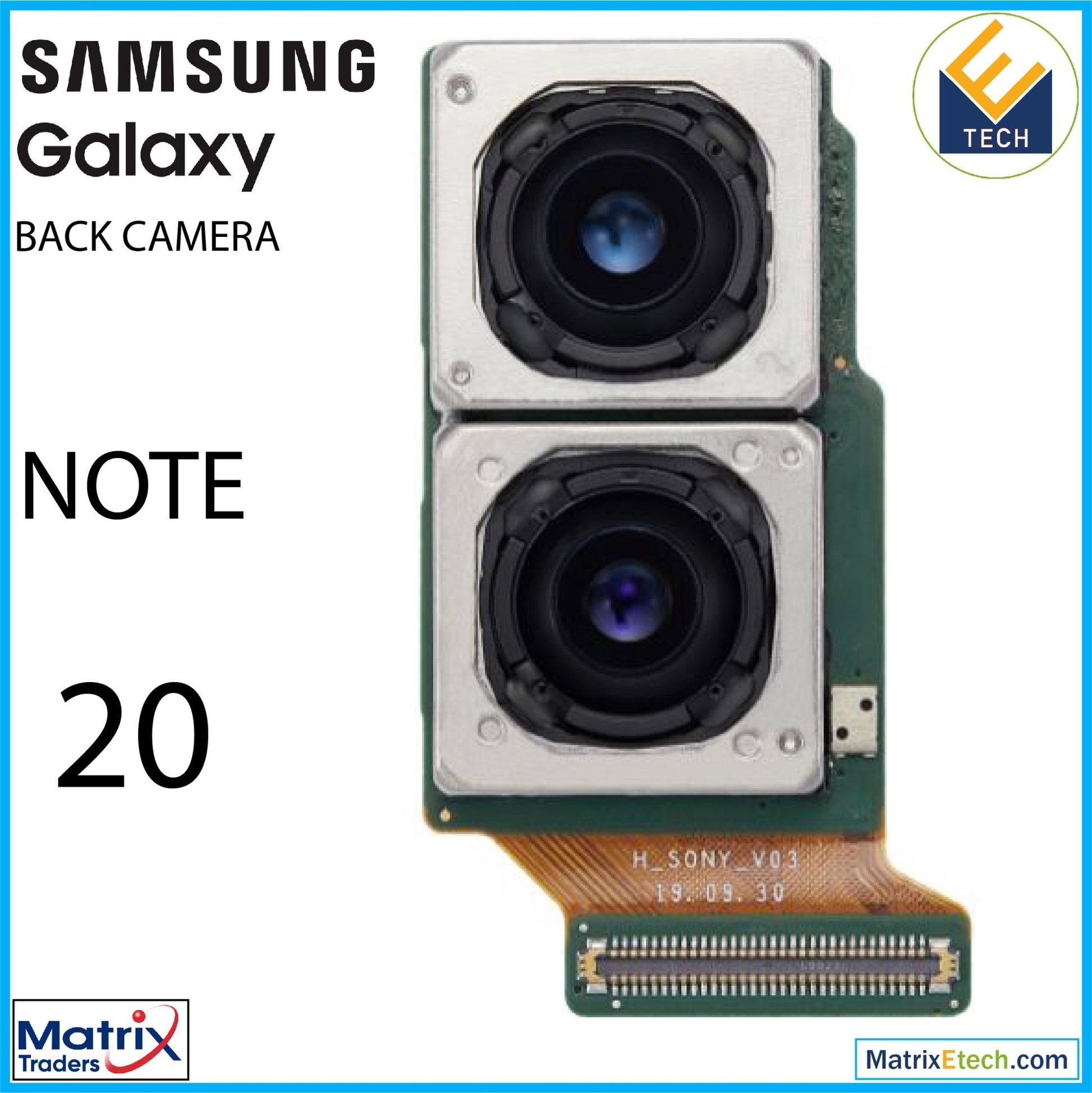 Samsung Galaxy Note 20 Back Camera (Without Bracket) (US Version) - Matrix Traders