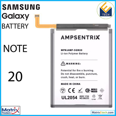 Samsung Galaxy Note 20 Replacement Battery (AmpSentrix Pro) EB - BN980ABY - Matrix Traders