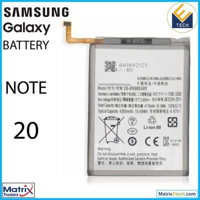 Samsung Galaxy Note 20 Replacement Battery (Service Pack) EB - BN980ABY - Matrix Traders