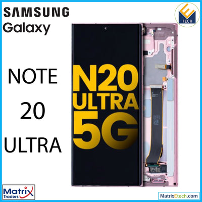 Samsung Galaxy Note 20 Ultra 5G OLED Assembly With Frame - Matrix Traders