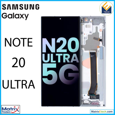 Samsung Galaxy Note 20 Ultra 5G OLED Assembly With Frame - Matrix Traders