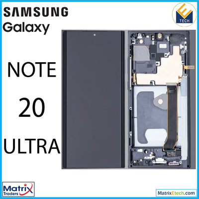 Samsung Galaxy Note 20 Ultra 5G OLED Assembly With Frame - Matrix Traders