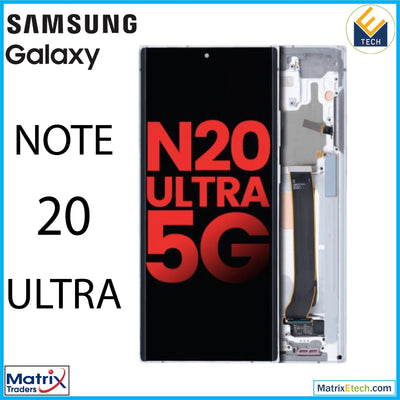 Samsung Galaxy Note 20 Ultra 5G OLED Assembly With Frame - Matrix Traders