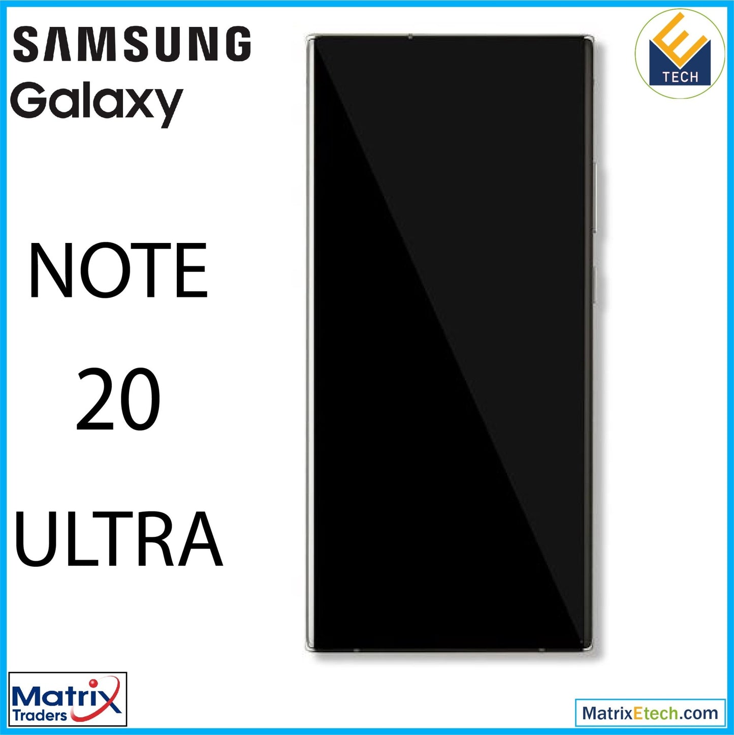 Samsung Galaxy Note 20 Ultra 5G OLED Assembly With Frame - Matrix Traders