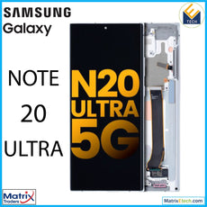 Samsung Galaxy Note 20 Ultra 5G OLED Assembly With Frame - Matrix Traders