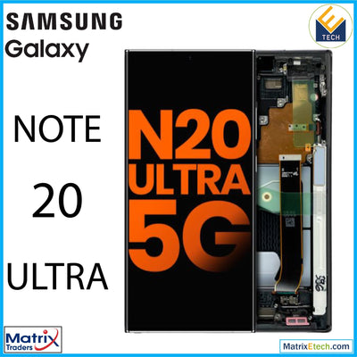 Samsung Galaxy Note 20 Ultra 5G OLED Assembly With Frame (Blemish C) - Matrix Traders