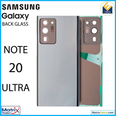 Samsung Galaxy Note 20 Ultra Back Cover Glass With Camera Lens (Aftermarket Plus) - Matrix Traders