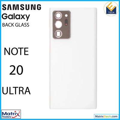 Samsung Galaxy Note 20 Ultra Back Cover Glass With Camera Lens (Aftermarket Plus) - Matrix Traders