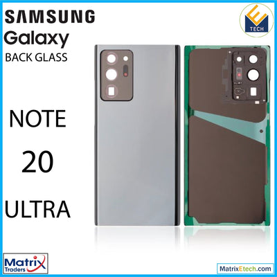 Samsung Galaxy Note 20 Ultra Back Cover Glass With Camera Lens (Aftermarket Plus) - Matrix Traders