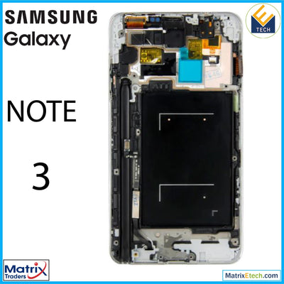 Samsung Galaxy Note 3 OLED Assembly With Frame - Matrix Traders