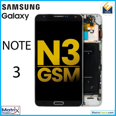 Samsung Galaxy Note 3 OLED Assembly With Frame - Matrix Traders