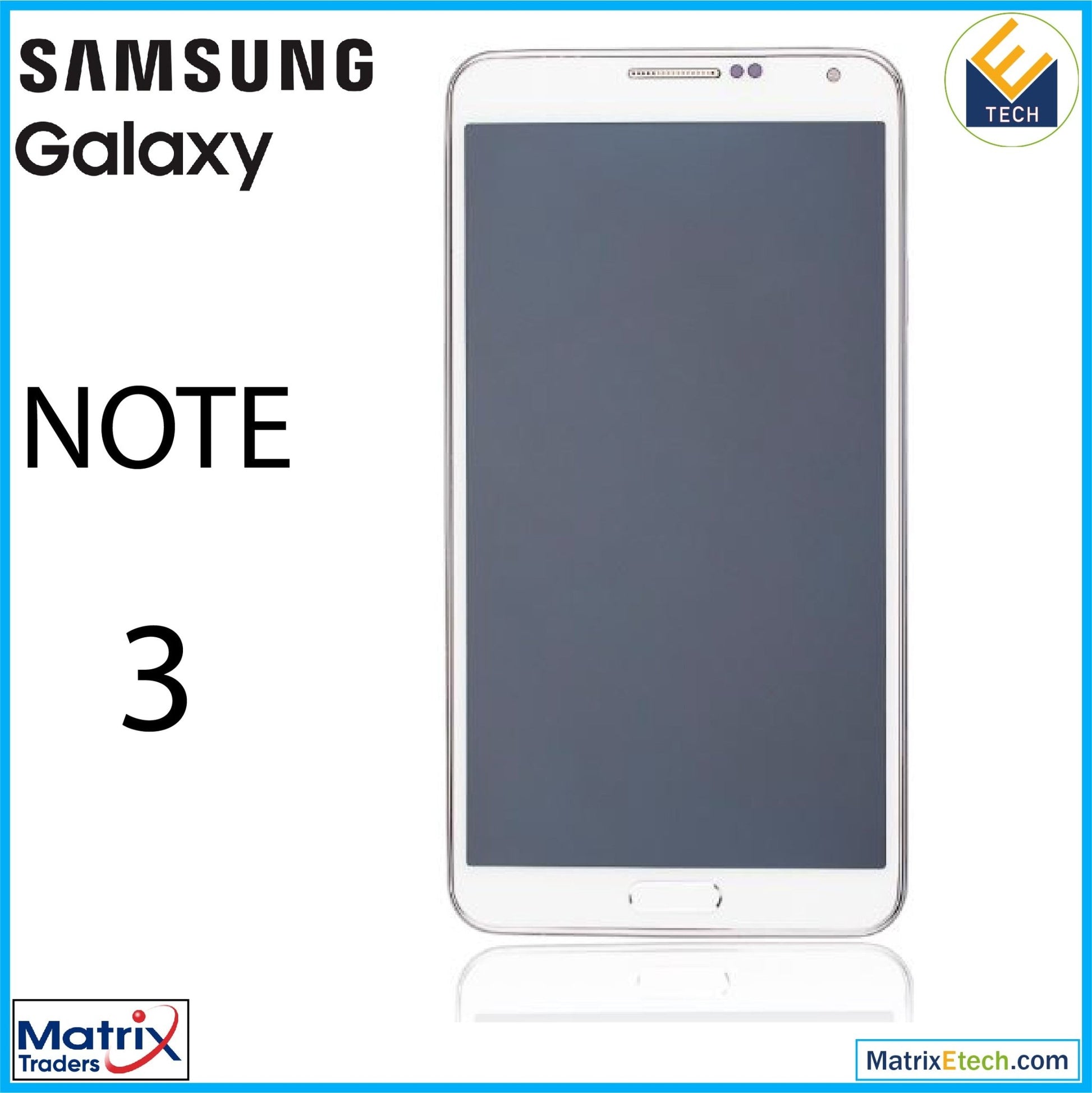 Samsung Galaxy Note 3 OLED Assembly With Frame - Matrix Traders