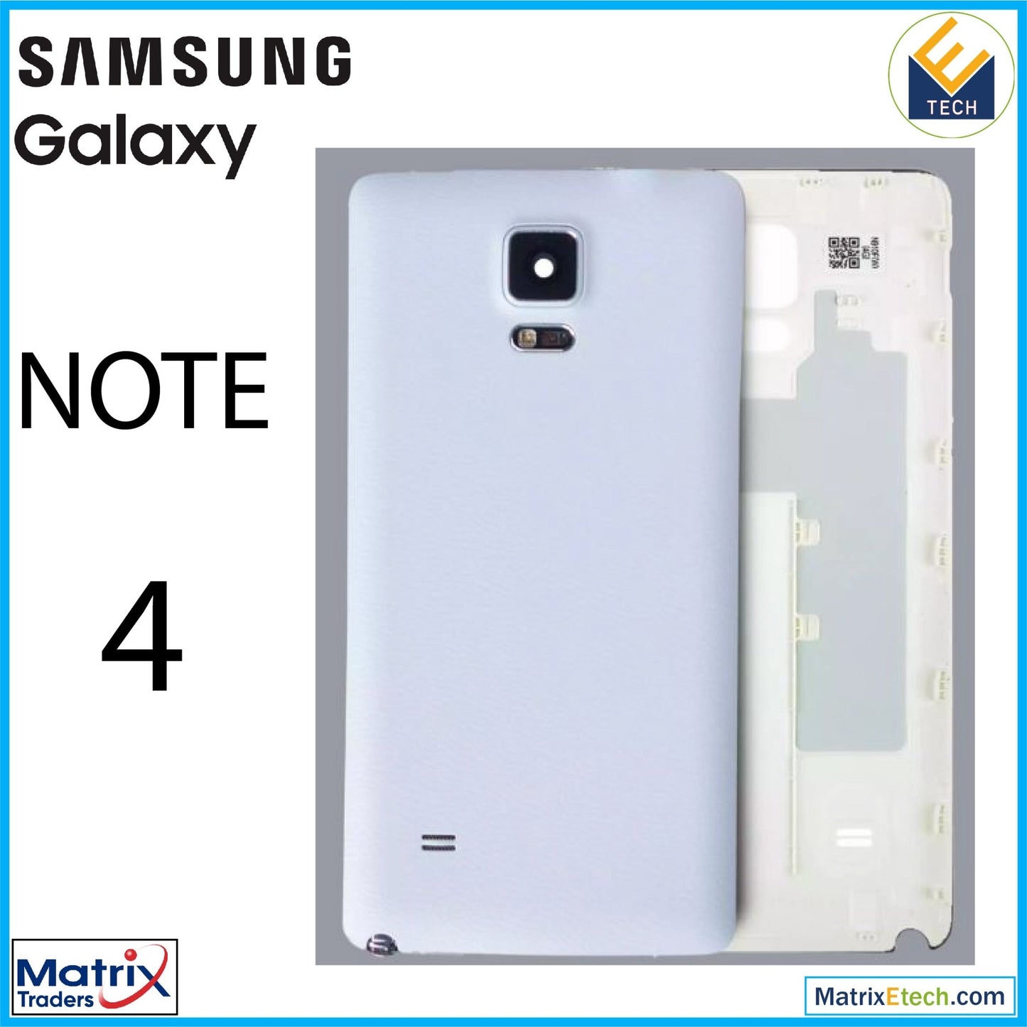 Samsung Galaxy Note 4 OLED Assembly Without Frame - Matrix Traders