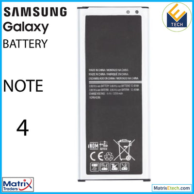 Samsung Galaxy Note 4 Replacement Battery (EB - BN910BBE) - Matrix Traders