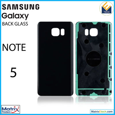 Samsung Galaxy Note 5 \Back Cover Glass With Camera Lens (Service Pack) - Matrix Traders