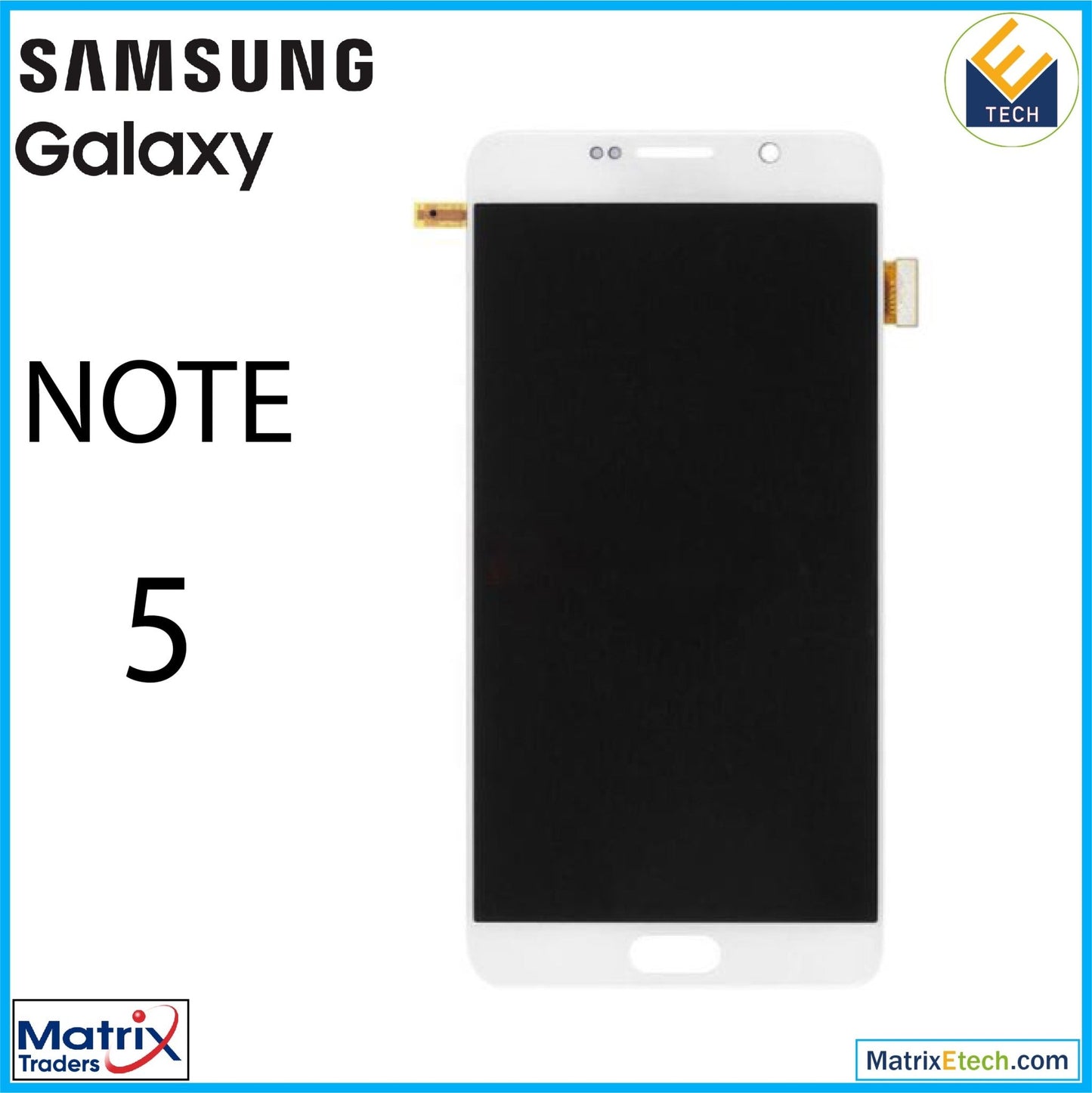 Samsung Galaxy Note 5 OLED Assembly Without Frame - Matrix Traders