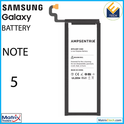 Samsung Galaxy Note 5 Replacement Battery (AmpSentrix Pro) (EB - BN920ABA) - Matrix Traders