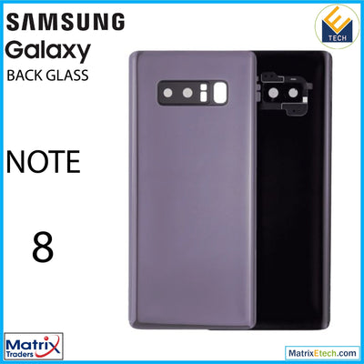 Samsung Galaxy Note 8 Back Cover Glass With Camera Lens (Aftermarket Plus) - Matrix Traders