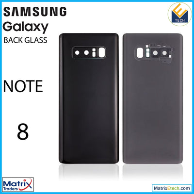 Samsung Galaxy Note 8 Back Cover Glass With Camera Lens (Aftermarket Plus) - Matrix Traders