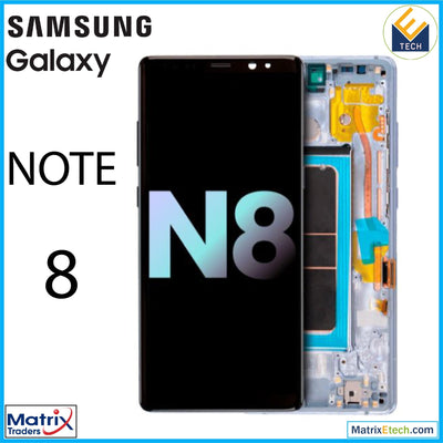 Samsung Galaxy Note 8 OLED Assembly With Frame - Matrix Traders