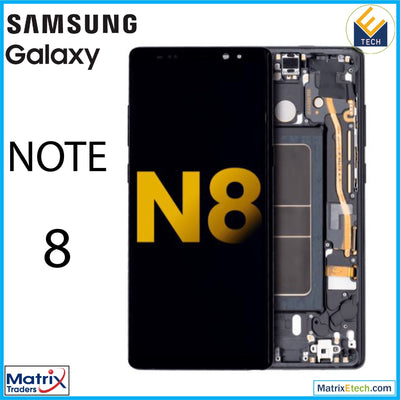 Samsung Galaxy Note 8 OLED Assembly With Frame - Matrix Traders