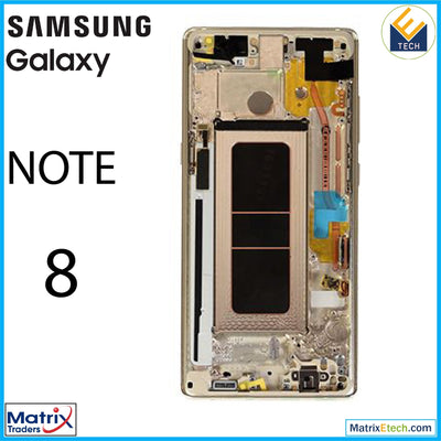 Samsung Galaxy Note 8 OLED Assembly With Frame - Matrix Traders