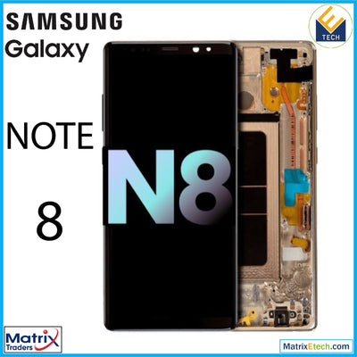 Samsung Galaxy Note 8 OLED Assembly With Frame - Matrix Traders