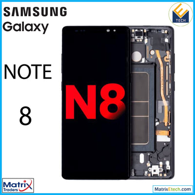 Samsung Galaxy Note 8 OLED Assembly With Frame - Matrix Traders