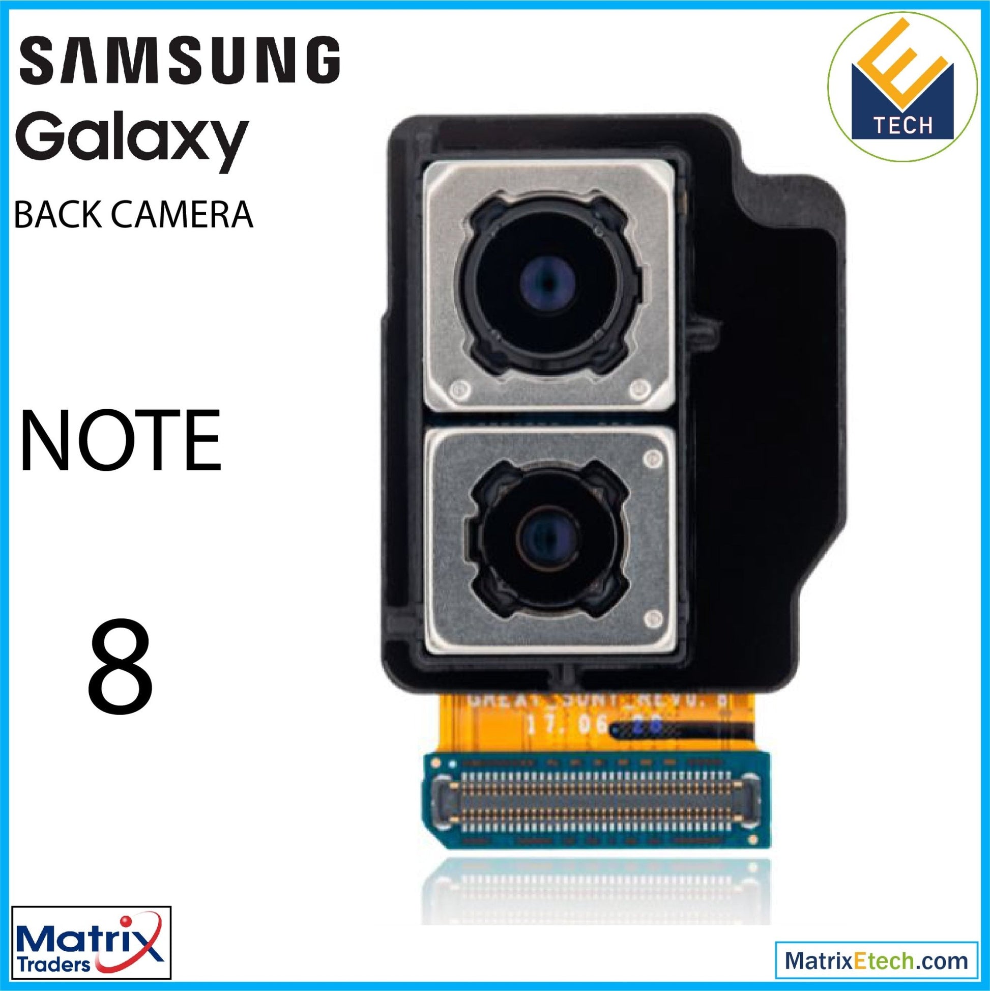 Samsung Galaxy Note 8Back Camera (US Version) - Matrix Traders