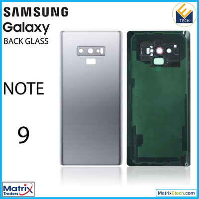 Samsung Galaxy Note 9 Back Cover Glass With Camera Lens (Aftermarket Plus) - Matrix Traders