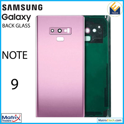 Samsung Galaxy Note 9 Back Cover Glass With Camera Lens (Aftermarket Plus) - Matrix Traders