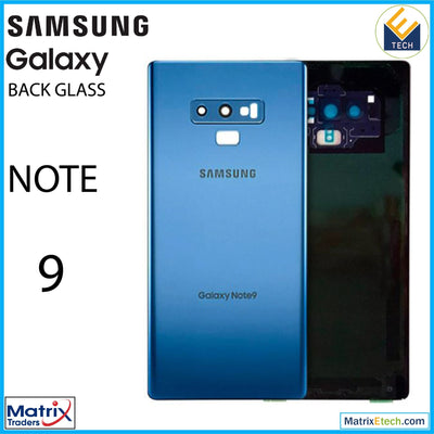 Samsung Galaxy Note 9 Back Cover Glass With Camera Lens (Service Pack) - Matrix Traders