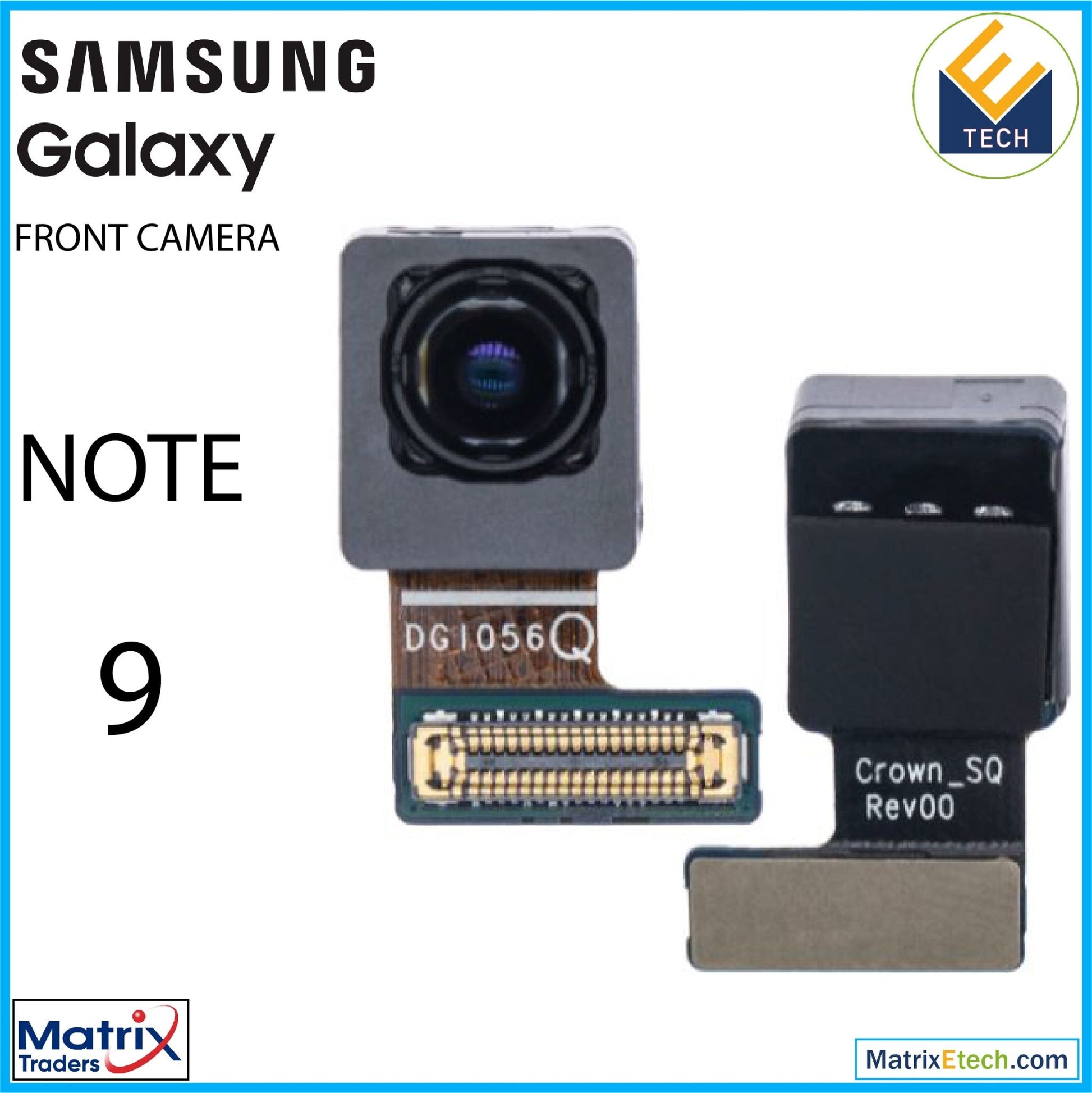 Samsung Galaxy Note 9 Front Camera (N960U) (US Models) - Matrix Traders