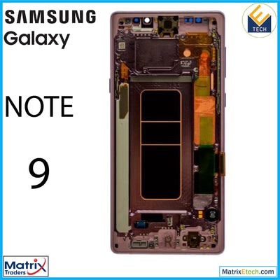 Samsung Galaxy Note 9 OLED Assembly With Frame - Matrix Traders