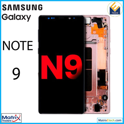 Samsung Galaxy Note 9 OLED Assembly With Frame - Matrix Traders