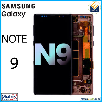 Samsung Galaxy Note 9 OLED Assembly With Frame - Matrix Traders