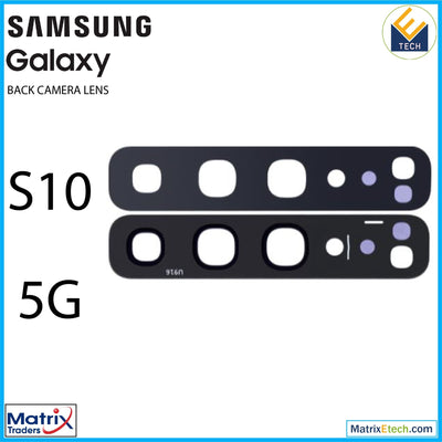 Samsung Galaxy S10 5G Back Camera Lens With Adhesive (10 Pack) - Matrix Traders