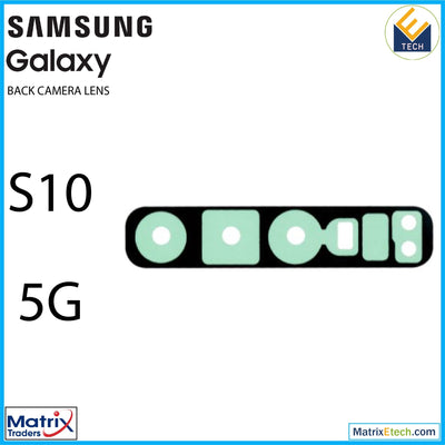 Samsung Galaxy S10 5G Back Camera Lens With Adhesive (10 Pack) - Matrix Traders