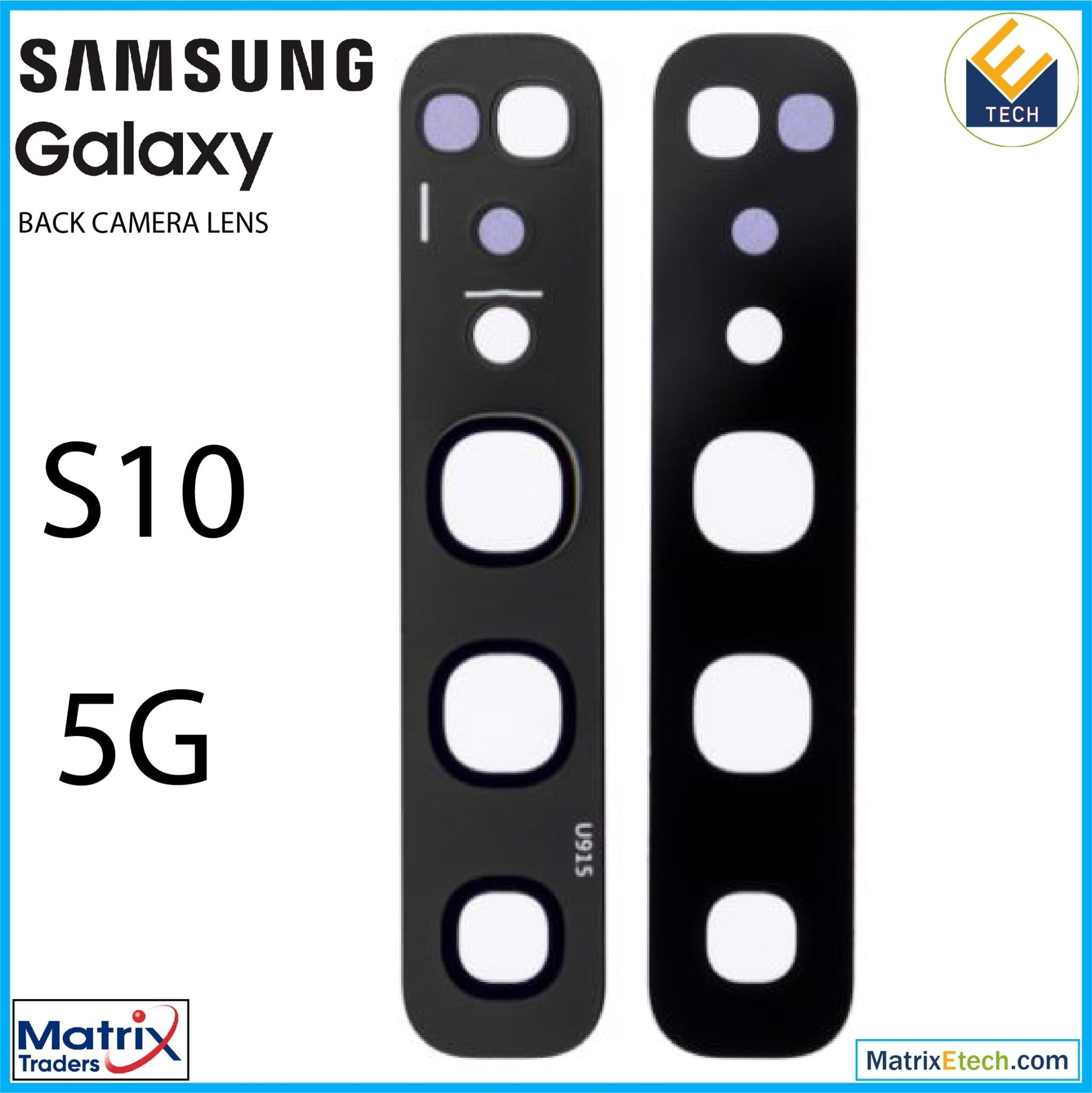 Samsung Galaxy S10 5G Back Camera Lens With Adhesive - Matrix Traders