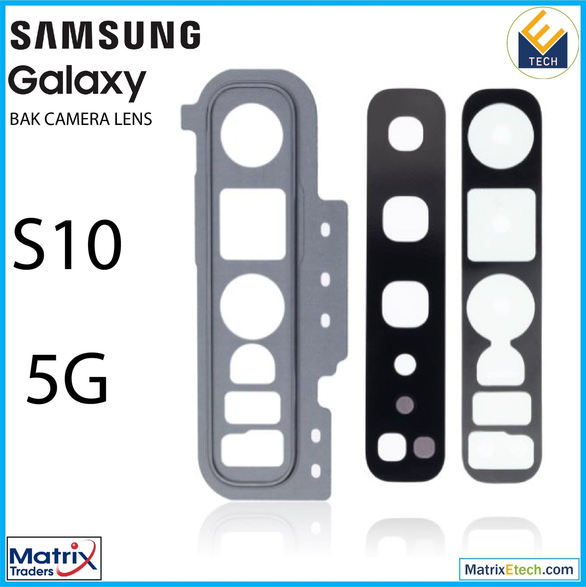 Samsung Galaxy S10 5G Back Camera Lens With Cover Bezel Ring - Matrix Traders