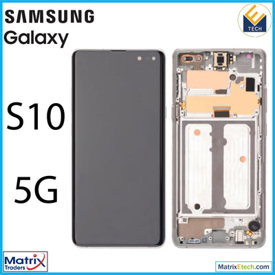 Samsung Galaxy S10 5G OLED Assembly With Frame (Refurbished) - Matrix Traders