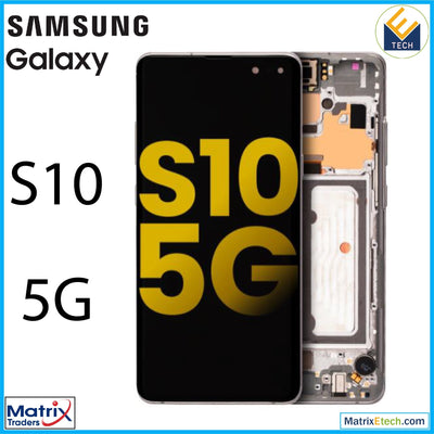 Samsung Galaxy S10 5G OLED Assembly With Frame (Refurbished) - Matrix Traders