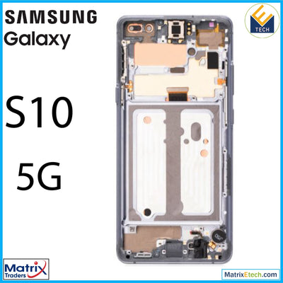 Samsung Galaxy S10 5G OLED Assembly With Frame (Service Pack) - Matrix Traders