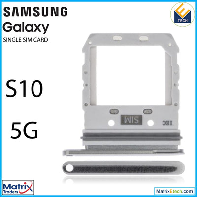 Samsung Galaxy S10 5G Single Sim Card Tray - Matrix Traders