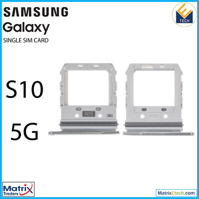 Samsung Galaxy S10 5G Single Sim Card Tray - Matrix Traders