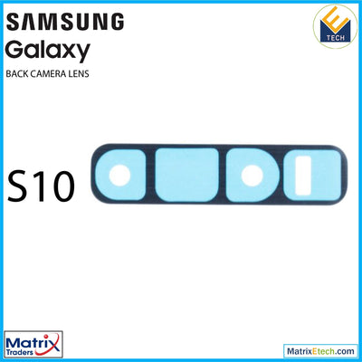 Samsung Galaxy S10 Back Camera Lens With Adhesive (10 Pack) - Matrix Traders