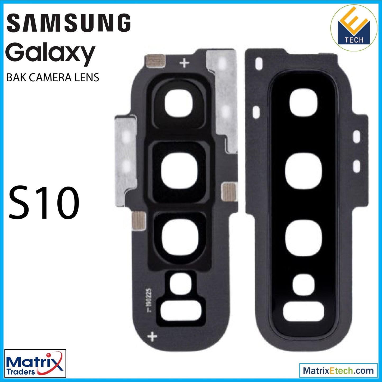 Samsung Galaxy S10 Back Camera Lens With Cover Bezel Ring - Matrix Traders