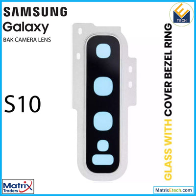 Samsung Galaxy S10 Back Camera Lens With Cover Bezel Ring - Matrix Traders