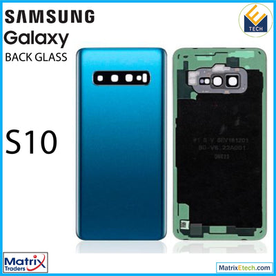 Samsung Galaxy S10 Back cover Glass With Camera Lens (Aftermarket Plus) - Matrix Traders